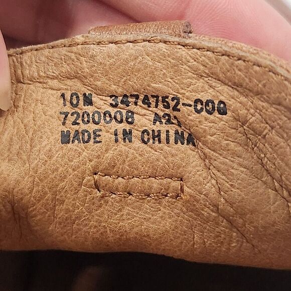 Frye Webster Leather Sneakers Low Cognac Lace Up Women Size 10M - Picture 8 of 10